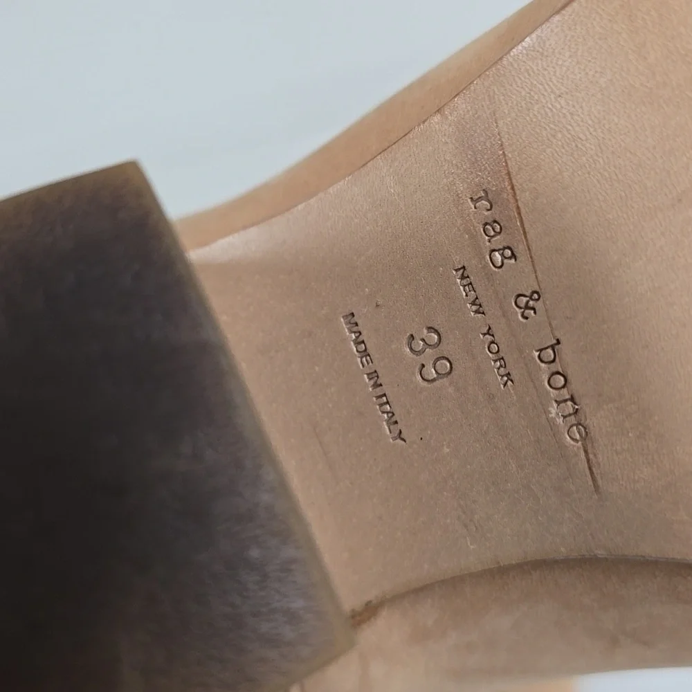 Rag & bone suede espresso Harrow boots